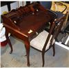 Image 1 : CHERRYWOOD STYLE DESK WITH DRAWER & VINTAGE CHAIR
