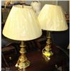 Image 1 : #53-2 BRASS LAMPS