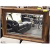 Image 1 : ESTATE BAMBOO STYLE WOOD FRAMED MIRROR