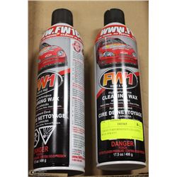 2 HIGH PERFORMANCE CLEANING WAX SPRAYS