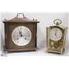 Image 1 : LOT OF 2 VINTAGE MECHANICAL CLOCKS