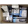 Image 1 : LARGE BOX OF NEW ELECTRONICS, CABLES, PHONES AND