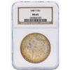Image 1 : 1880-S $1 Morgan Silver Dollar Coin NGC MS65