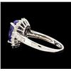 Image 3 : 14KT White Gold 2.25ct Tanzanite and Diamond Ring