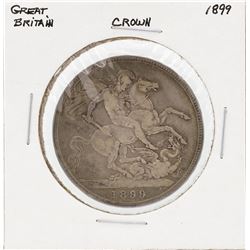 1899 Great Britain Crown Silver Coin