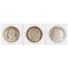 Image 2 : Lot of (3) 1935-1936 Canada $1 Silver Coins