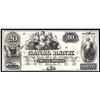 Image 1 : 1800s $20 Canal Bank of New Orleans Obsolete Bank Note