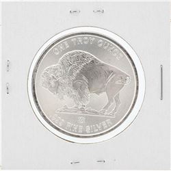 1 oz .999 Fine Silver Buffalo Round