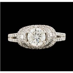 18KT White Gold 1.53ctw Diamond Ring