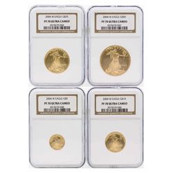 2004-W American Gold Eagle Proof Gold Coin Set NGC PF70 Ultra Cameo