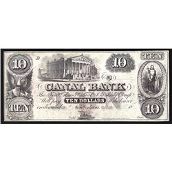 1800s $10 Canal Bank of New Orleans Obsolete Bank Note