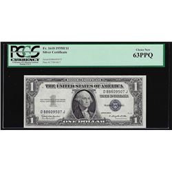 1935H $1 Silver Certificate Note PCGS Choice New 63PPQ