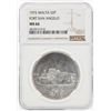 Image 1 : 1972 Malta 2 Pounds Fort San Angelo Silver Coin NGC MS66