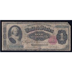 1891 $1 Silver Certificate Martha Washington Note Fr. 223