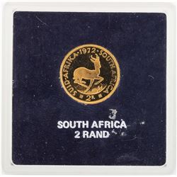 1972 South Africa 2 Rand Gold Coin