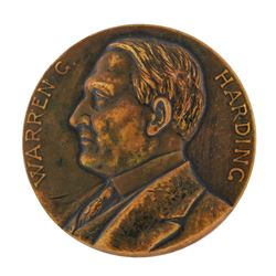 1923 U.S. Mint Warren Harding Death Medal 3"