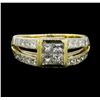 Image 1 : 18KT Yellow Gold 1.96ctw Diamond Ring