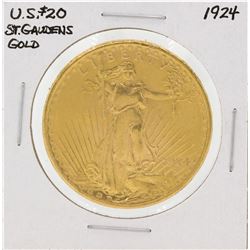 1924 $20 St. Gaudens Double Eagle Gold Coin