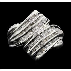 10KT White Gold 0.50ctw Diamond Ring