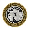 Image 2 : .999 Silver RNO Reno Tahoe International Airport $10 Casino Gaming Token Limited