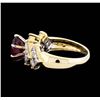 Image 3 : 14KT Two Tone Gold 1.85ct Ruby and Diamond Ring