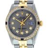 Image 1 : Rolex Mens Two Tone 14KT Yellow Gold 1.00ctw Sapphire and Diamond Datejust Wrist