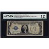 Image 1 : 1928B $1 Silver Certificate Funny Back Experimental Note PMG F12