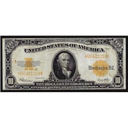 1922 $10 Large Size Gold Certificate Note