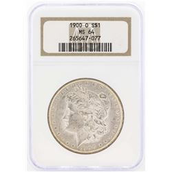 1900-O $1 Morgan Silver Dollar Coin NGC MS64