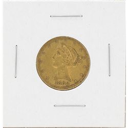 1882-S $5 Liberty Head Half Eagle Gold Coin