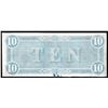 Image 2 : 1864 $10 The Confederate States of America Note