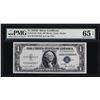 Image 1 : 1935D $1 Silver Certificate Note Wide PMG Gem Uncirculated 65EPQ