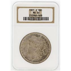 1901-O $1 Morgan Silver Dollar Coin NGC MS64