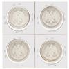 Image 2 : Lot of (4) 1940-Mexico Peso Coins