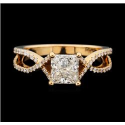 14KT Rose Gold 1.35ctw Diamond Ring