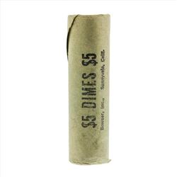 Roll of (50) 1964-P Brilliant Uncirculated Roosevelt Dimes