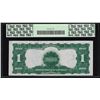 Image 2 : 1899 $1 Black Eagle Silver Certificate Note PCGS About New 53