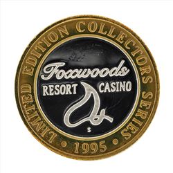 .999 Silver Foxwoods Resort Casino $10 Casino Gaming Token Limited Edition