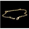 Image 4 : 14KT Yellow Gold Figaro Bracelet