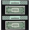 Image 2 : (2) Sequential 1935H $1 Silver Certificate Notes PCGS Very Choice New 64PPQ