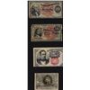 Image 1 : Lot of (4) U.S. Fractional Currency Note