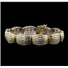 Image 1 : 14KT Yellow Gold 5.10ctw Diamond Bracelet