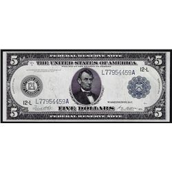 1914 $5 Federal Reserve Note
