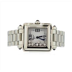 Chopard Happy Sport Square Stainless Steel Ladies Wristwatch
