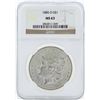 Image 1 : 1885-O $1 Morgan Silver Dollar Coin NGC MS63
