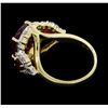 Image 3 : 14KT Yellow Gold 7.58ct Ruby and Diamond Ring