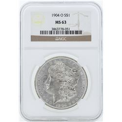 1885-O $1 Morgan Silver Dollar Coin NGC MS63