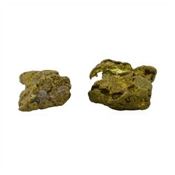 1.7 Gram Total Weight Gold Nuggets