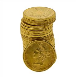 Lot of (24) Assorted Date $10 Liberty Head Eagle Gold Coins
