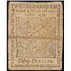 Image 2 : January 14, 1779 $30 Continental Currency Note